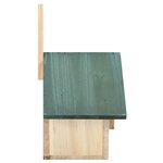 vidaXL Nichoirs 4 Pièces 24x16x30 cm Bois de sapin