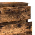 vidaXL Commode Chêne fumé 60x36x103 cm Bois d'ingénierie