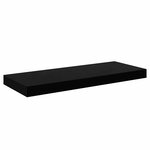 vidaXL Étagère murale flottante Noir brillant 60x23 5x3 8 cm MDF