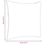 vidaXL Coussins de canapé 2 Pièces Jaune 45 x 45 cm