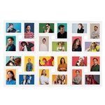 vidaXL Collage de cadres photo pour photo de 24x(13x18 cm) Blanc MDF
