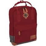 ABBEY Petit sac a dos en polyester 300T - Doublure 100% polyester - Dimensions 24 x 10 x 33 cm - Rouge Corail