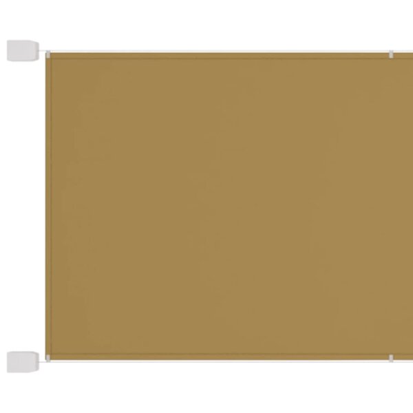 vidaXL Auvent vertical Beige 140x270 cm Tissu oxford