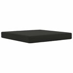 vidaXL Coussin de canapé d'extérieur 2 Pièces Noir Polyester