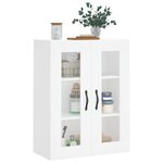 vidaXL Armoire murale blanc 69 5x34x90 cm bois d'ingénierie