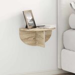 vidaXL Étagère Murale Chêne Sonoma 38 x 19 x 19 cm Bois d'ingénierie