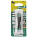 Wolfcraft foret par incréments 10 mm 8-30 mm acier rapide gris 2516000
