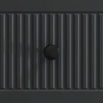 vidaXL Meuble TV avec tiroir Noir 102 x 34 5 x 50 cm Bois d'ingénierie