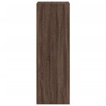 vidaXL Buffet haut chêne marron 50x41x124 cm bois d'ingénierie