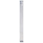 vidaXL Colonne à eau de jardin 60 cm acier inoxydable carré