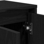 vidaXL Meuble TV Noir 120 x 30 x 40.5 cm Bois d'ingénierie