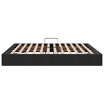 vidaXL Lit de Rangement avec stockage Noir 180 x 200 cm Velours