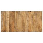 vidaXL Table à manger 140x70x75 cm bois de manguier massif