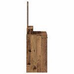vidaXL Coiffeuse Bois ancien 79 x 41 x 140 cm Bois d'ingénierie