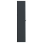 vidaXL Classeur anthracite 105x40x180 cm acier