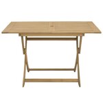 vidaXL Ensemble à manger de jardin 5 Pièces Bois d'acacia solide