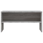 vidaXL Meuble TV sonoma gris 80x40x40 cm bois d'ingénierie