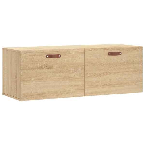 vidaXL Armoire murale chêne sonoma 100x36 5x35 cm bois d'ingénierie