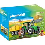 PLAYMOBIL 9317 - Grand tracteur avec remorque