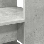vidaXL Bureau Gris béton 113 x 54 x 120 cm Bois d'ingénierie