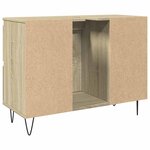vidaXL Armoire salle de bain chêne sonoma 80x33x60cm bois d'ingénierie