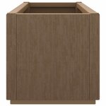 vidaXL Boîte de fleurs de jardin Marron 80 x 36 x 35 cm PP