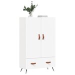vidaXL Buffet haut blanc 69 5x31x115 cm bois d'ingénierie