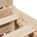 vidaXL Cadre de lit sans matelas 150x200 cm bois de pin massif