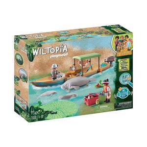 PLAYMOBIL 71010 - Wiltopia Pirogue et lamantins