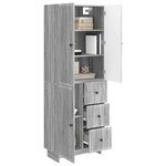 vidaXL Ensemble de Meubles 2 Pièces 66 x 34 5 x 90 cm Bois d'ingénierie