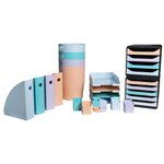Porte-revues Mag-cube Aquarel - Vert Pastel - X 6 - Exacompta