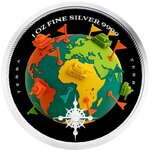 Pièce de monnaie en Argent 2 Dollars g 31.1 (1 oz) Millésime 2025 RISK OF WAR
