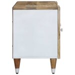 vidaXL Meuble TV 105x33 5x46 cm bois massif de manguier