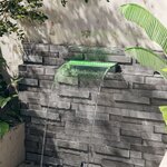 vidaXL Déversoir pour cascade avec LED RVB Acrylique 45 cm