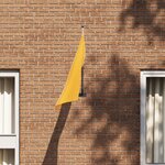 vidaXL Porte-drapeau pour 1 drapeau - en acier noir monté au mur