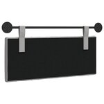 vidaXL Tête de lit suspendue Gris nuage Tissu