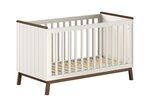 Ensemble Chambre sezane lit junior 70x140 + commode + plan à langer + étagère murale clay