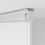 vidaXL Store enrouleur de douche avec cassette largeur du tissu 146 cm