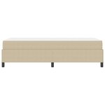 vidaXL Cadre de lit avec matelas Gris Vert Clair 80 x 200 cm tissu