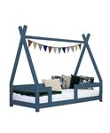Lit cabane enfant NAKANA 80 x 180 bleu marine