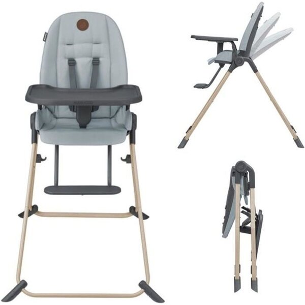 Chaise haute bébé  ultra compacte  légère  de la naissance à 3 ans  Beyond Grey Eco