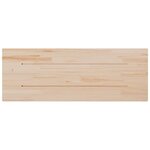 vidaXL Dessus de table 110x40x2 5 cm rectangulaire bois de pin massif