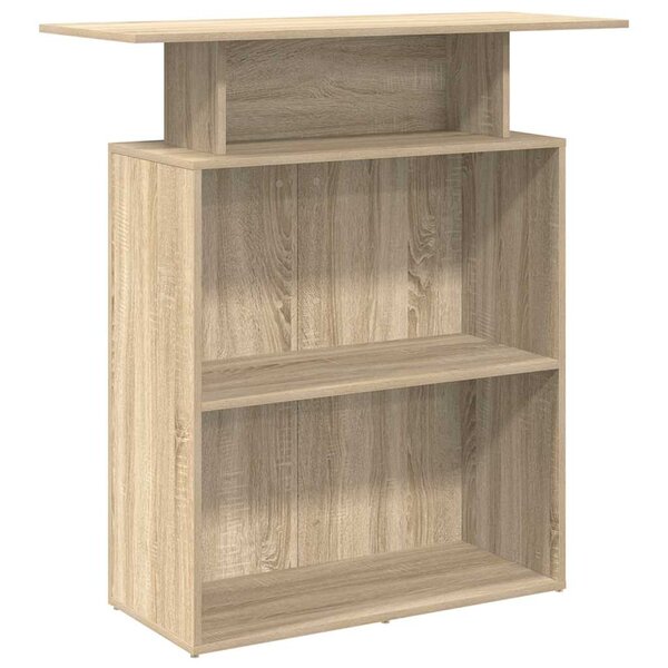 vidaXL Bureau de réception Chêne Sonoma 100x40x104 cm Bois d'ingénierie