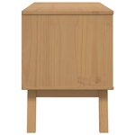 vidaXL Meuble TV OLDEN marron 114x43x57 cm bois de pin massif
