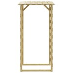 vidaXL Pergolas avec toits 4 Pièces 100x90x200 cm Bois de pin imprégné