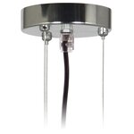 Smartwares kit de lampe suspendue 11x11x105 cm argenté métallique