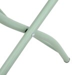 vidaXL Chaise de jardin pliante 2 Pièces Vert 55 x 56 5 x 91cm Acier