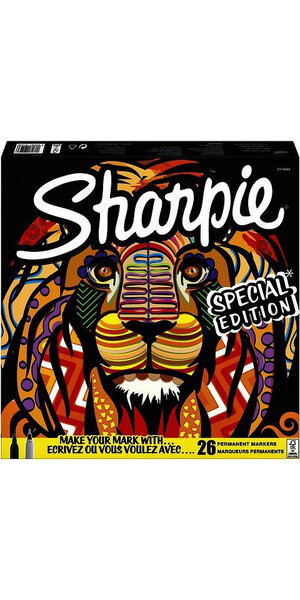 SHARPIE Coffret Lion : 26 Marqueurs multicolores