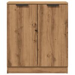 vidaXL Buffet chêne artisanal 60x30x70 cm bois d'ingénierie