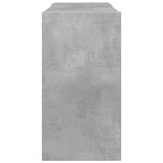 vidaXL Armoire d'évier gris béton 90x29x55 cm bois d'ingénierie